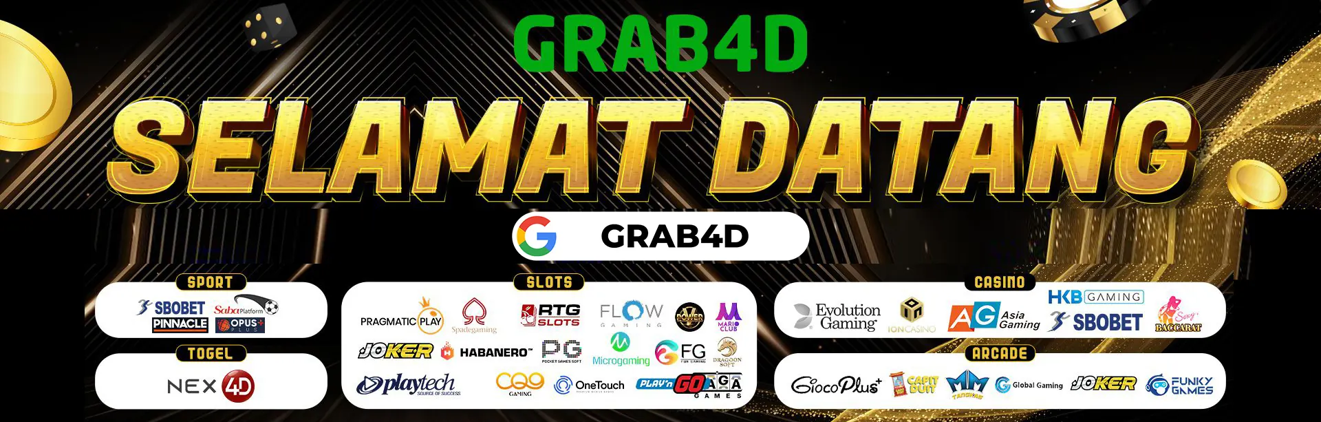 Promo GRAB4D bonus new member 100%